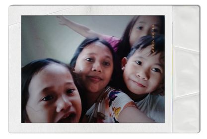 Ate with little kids